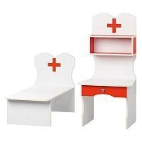 Doctor-2 Corner Table with PVC Edging