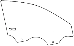 Great Wall A01 Left Front Door Glass 00479TDR01001