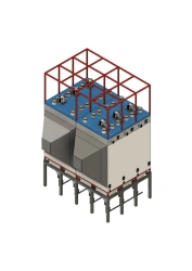 Horizontal Dry Electrofilter TBS-3x3.2-2x10.0-12.0-400