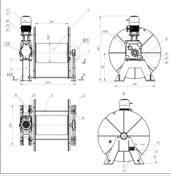 Auxiliary Winch for Fishing Deck VMTS.272531.008