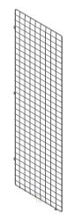 Mesh End Panel for Displaying Hooks and Baskets
