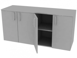 Under-counter Cabinet 1260x420x616mm with Adjustable Shelves