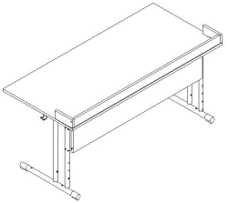Laboratory Student Desk for Physics, Chemistry, and Biology Equipment