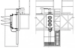 Railway Signal Lights on Bridges and Consoles TU 32 TSH 2141-2009