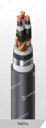 Power Cable with Copper Conductors, XLPE Insulated, 6-35 kV, PvbPgzh