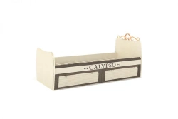 Calypso Bed 800 (Dark Sonoma H / Strikhlak) Model LD.509160.000