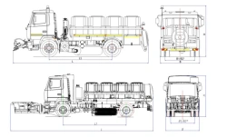 Road Maintenance Machine with Summer Equipment Kit MK-3532-03