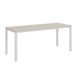 Metal Frame Straight Writing Desk