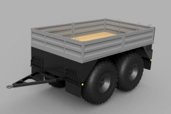 Low-Pressure Tire Trailer for Varag Snowmobiles P1600