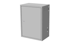 Wall-Mounted Metal Telecommunications Cabinet 15U