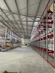 Multi-Tier Cable Drum Storage Racks