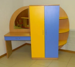 Children's Wooden Dressing Corner with Mirror