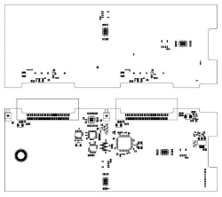 Rear Connector Board for 2 SFF Disks YADR.469555.027