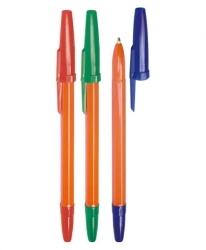 Set of 3 Color Ballpoint Pens - Orange