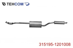 Exhaust Muffler with Resonator for UAZ Hunter 2013 Model 315195-1201008