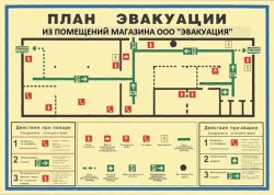 Evacuation Plan No. 2 - Safety Escape Route Diagram