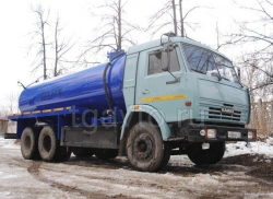 Vacuum Tank Truck for Mechanized Waste Cleaning Model 5675K on KAMAZ 5350-D5 Chassis