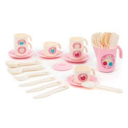Colorful Children's Tableware Set for Dolls - 32 Pieces for 6 Guests Anuta V6