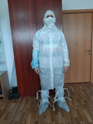 Non-Sterile Medical Clothing Set TU 32.50.50-003-22799682-2021, Variant No. 1