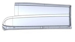 Left Roof Panel for Cars A9606579109