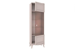 One-Door Glass Door Cabinet Bianca LD.670020.000