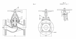 Flanged Shut-off Valve with Indicator DN 40 PN 10 Series 458 (KMIА. 491115.001-03)