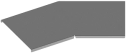 30-Degree Horizontal Corner Cover for Self-Supporting Cable Trays KLY 000 U30