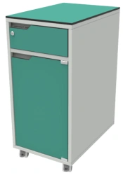 Mobile Cabinet TL-11 with Lockable Door and Drawer