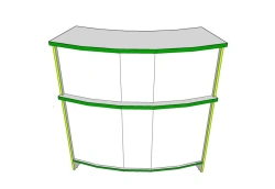 Library Checkout Desk for Librarians and Administrators