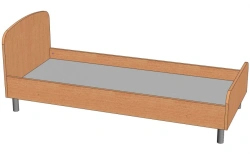 Single Bed with Metal Frame - KD-3 Model