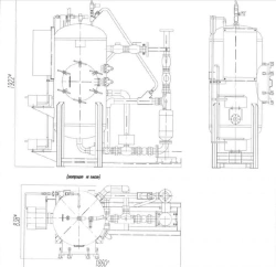 Wastewater Vacuum Collection System with Tank "UV-C INEMA" - 360-01