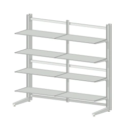 Metal Console Shelf Rack with Shelves (600x1860x1730 mm)