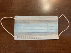 Standard Medical Face Mask, Disposable, 14x8 cm, Three-Layer Non-Woven Material