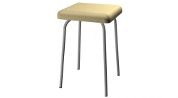 Soft Stool 320x320x490mm with Foam Cushion