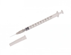 Sterile Single-Use Luer Lock 1ml Injection Syringe with Needle