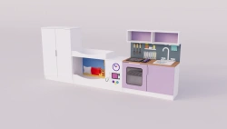 DMDS-005 Cozy Home Educational Wall Unit