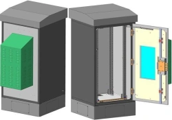 Outdoor Telecommunications Cabinet 24U 700x1555x700 mm SHU-P-24U-700-KH-Nt