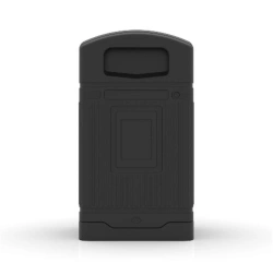 Elegant Square Trash Can BERKANO 040_042 Without Backlight