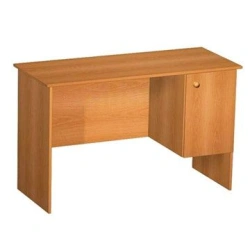 Single Pedestal Desk with Door