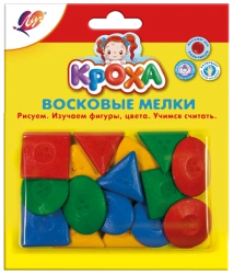 Geometric Shapes Wax Crayons