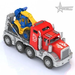 Heavy-Duty Arizona Trailer with Tractor for Transporting Goods