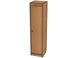 Single Section Wardrobe for Clothing Storage - ШД01