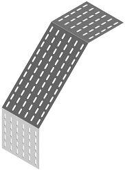 Vertical Outer 90-Degree Cable Tray Base DKZ 000 V90