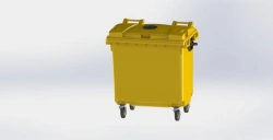 Mobile Waste Container 770L Model Art. 26.C19.V/1
