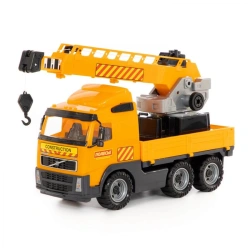 Volvo Rotating Platform Truck Toy Model 8824