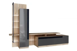 Cologne TV Stand in Golden Oak and Anthracite - LD.674010.000