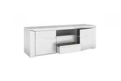 Bella LD.653070.000 TV Stand with Glossy White Finish