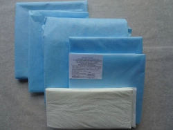 Non-woven Polypropylene Bed Linen Set for Seriously Ill, Model KBP-"Larix