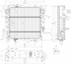 Cooling Radiator Block BO-173.1301.000