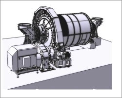 Ball Mill SHBM-R with Removable Drum for Continuous Grinding